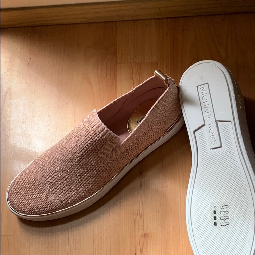 Michael Kors Pink Knit Flats - Picture 3 of 4
